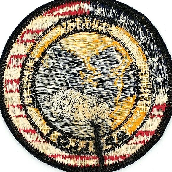 Vtg NASA USA Apollo 1 White Grissom Chaffe Patch - Picture 5 of 7